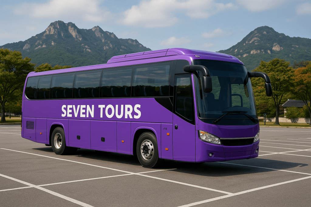 אוטובוס ממתוג SEVEN TOURS