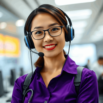 נציגת שירות לקוחות סוכנות נסיעות